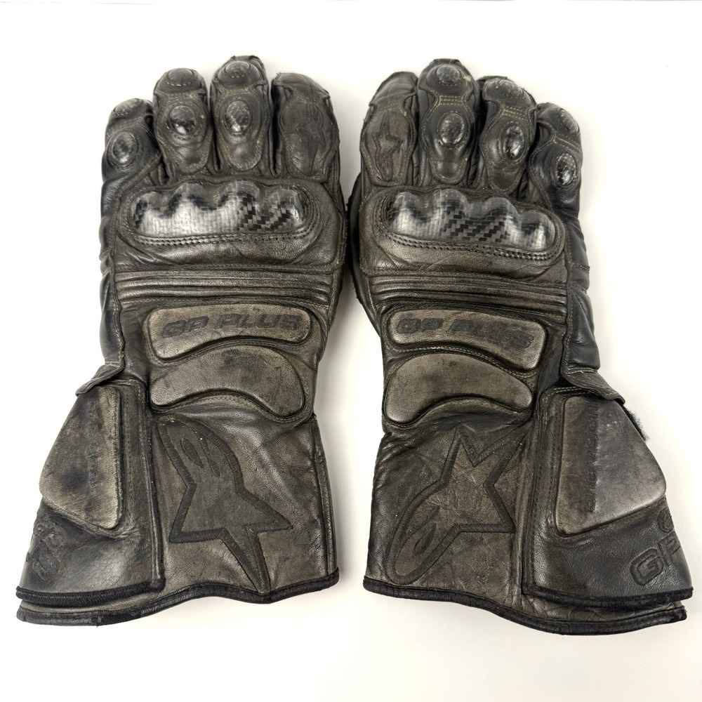 Alpinestars GP Plus Motorcycle Racing Gloves Black Size 2XL (XXL) Protection